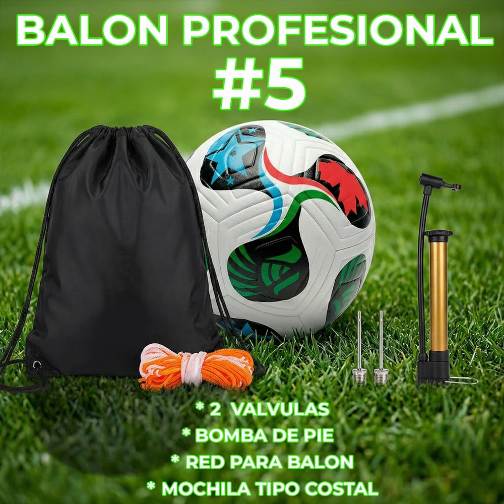 Balón de Fútbol Profesional No. 5 – Diseño Mundialista