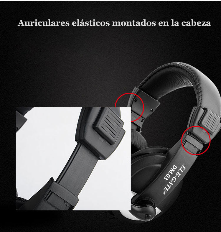 Audifonos Diadema Gamer Ps4 Xbox 3.5mm Pc Laptop