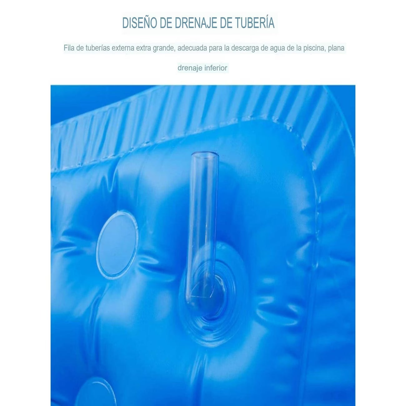 Piscina inflable para niños pequeños  mide 130 x 80 x 27 cms