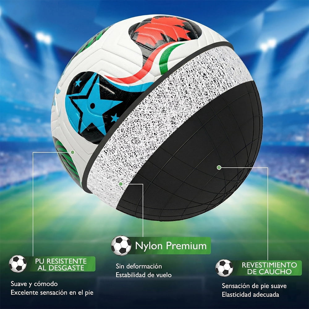 Balón de Fútbol Profesional No. 5 – Diseño Mundialista