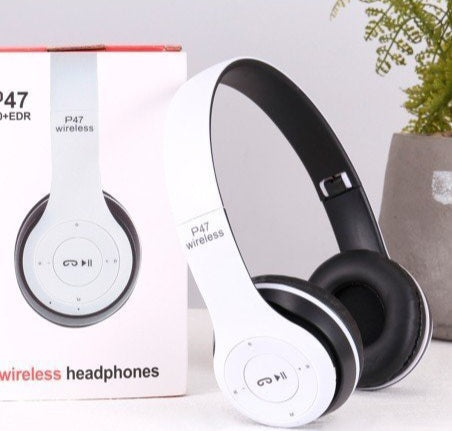 Audífonos Inalámbricos P47 - Bluetooth 5.0 + Manos Libres + Radio