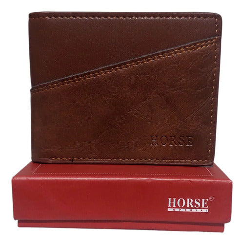 Cartera Hombre Mayoreo Horse Imperial Pack 12 Surtidas