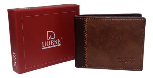 Cartera Hombre Mayoreo Horse Imperial Pack 12 Surtidas
