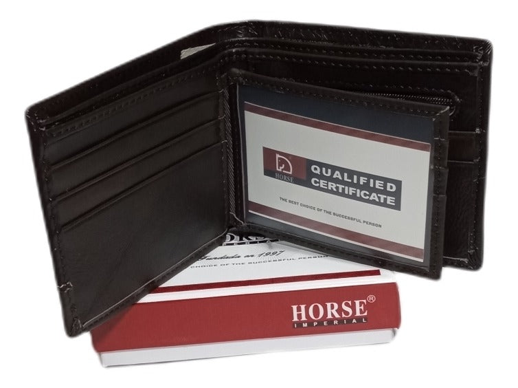 Billetera Fina En Piel Genuina Marca Horse Imperial