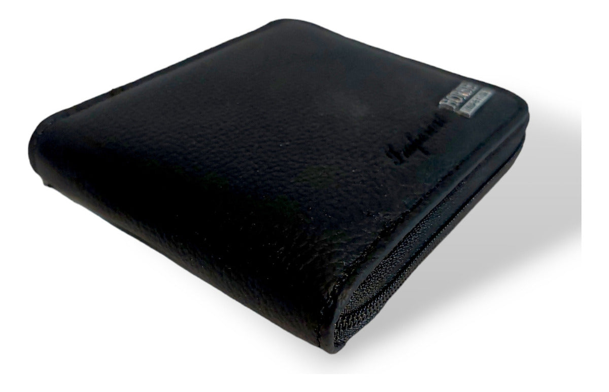 Billetera Cartera Caballero Horse Imperial Piel Con Cierre