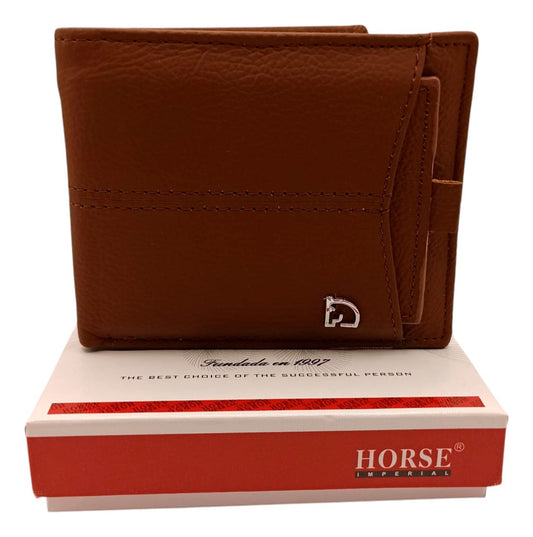 Cartera Para Caballero De Piel Genuina  Horse Imperial