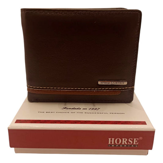 Billetera Cartera De Piel Para Hombre Horse Imperial 061-f51