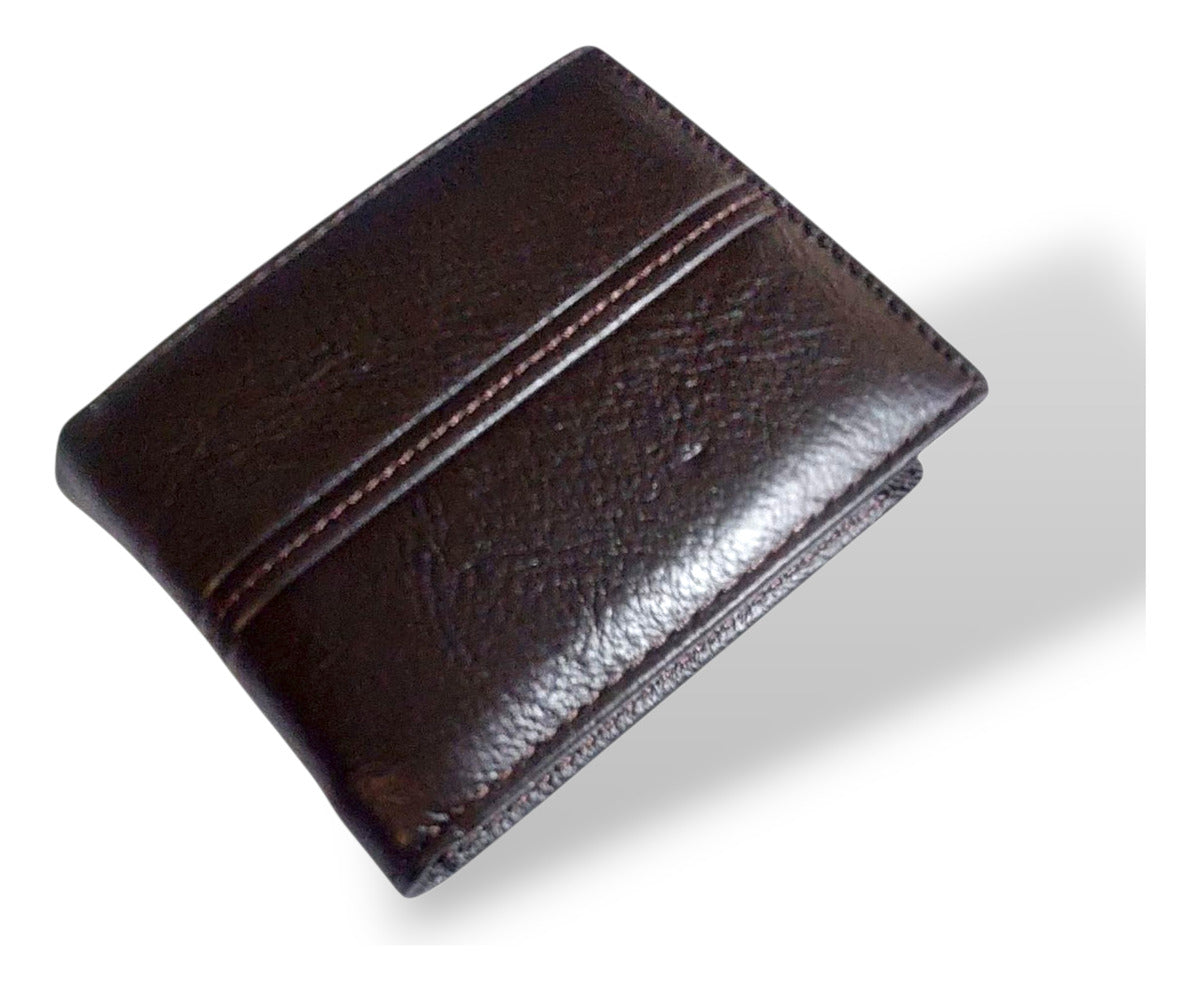 Billetera Prestigio Yoe  Piel Genuina Mod 90185 Calidad