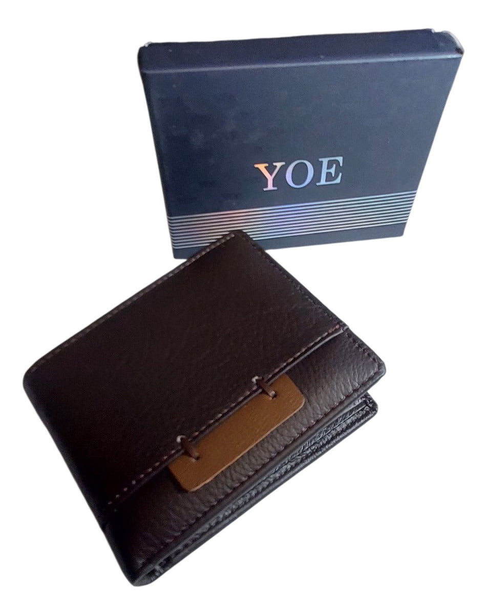 Billetera Piel Fina Pack Mayoreo 12 Pzas Marca Yoe