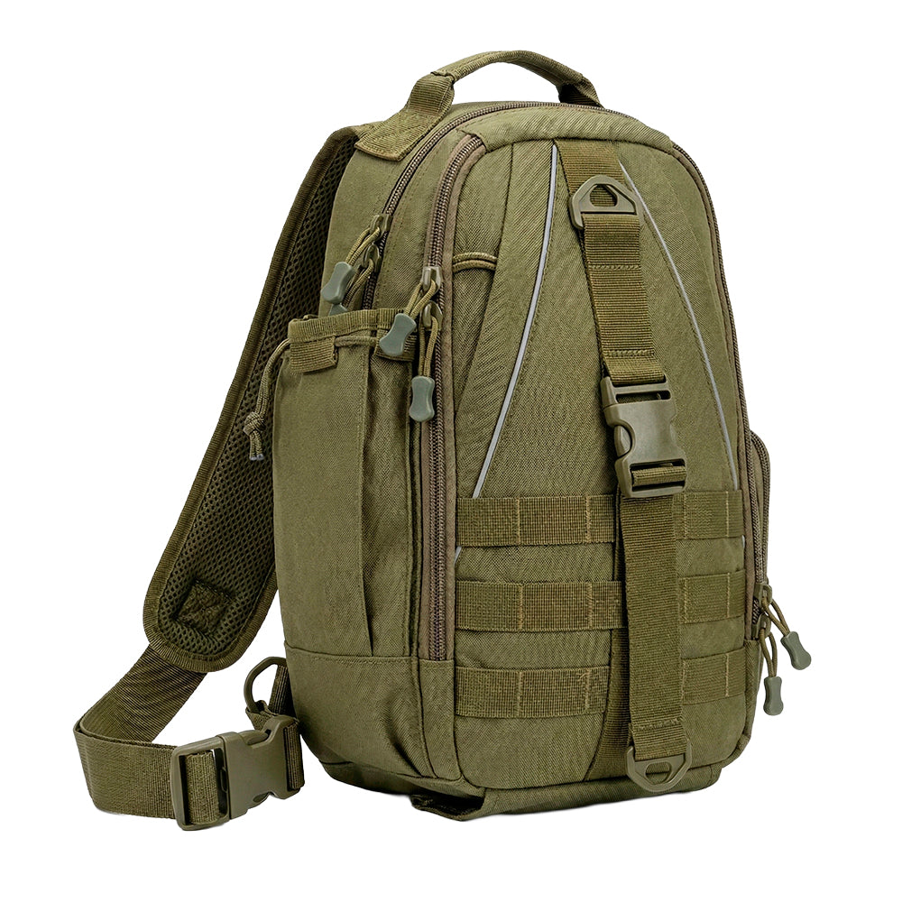 Mochila de Hombro Impermeable Multifuncional para Pesca Senderismo y Actividades al Aire Libre