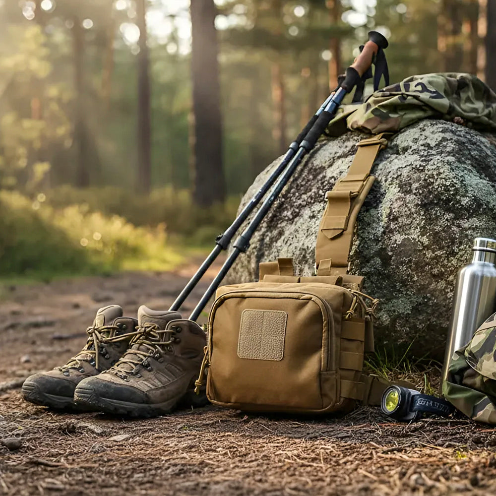 Mochila Táctica Bandolera Militar Impermeable Multibolsillos