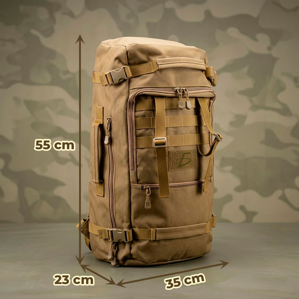Mochila Táctica 50L Impermeable para Camping y Senderismo