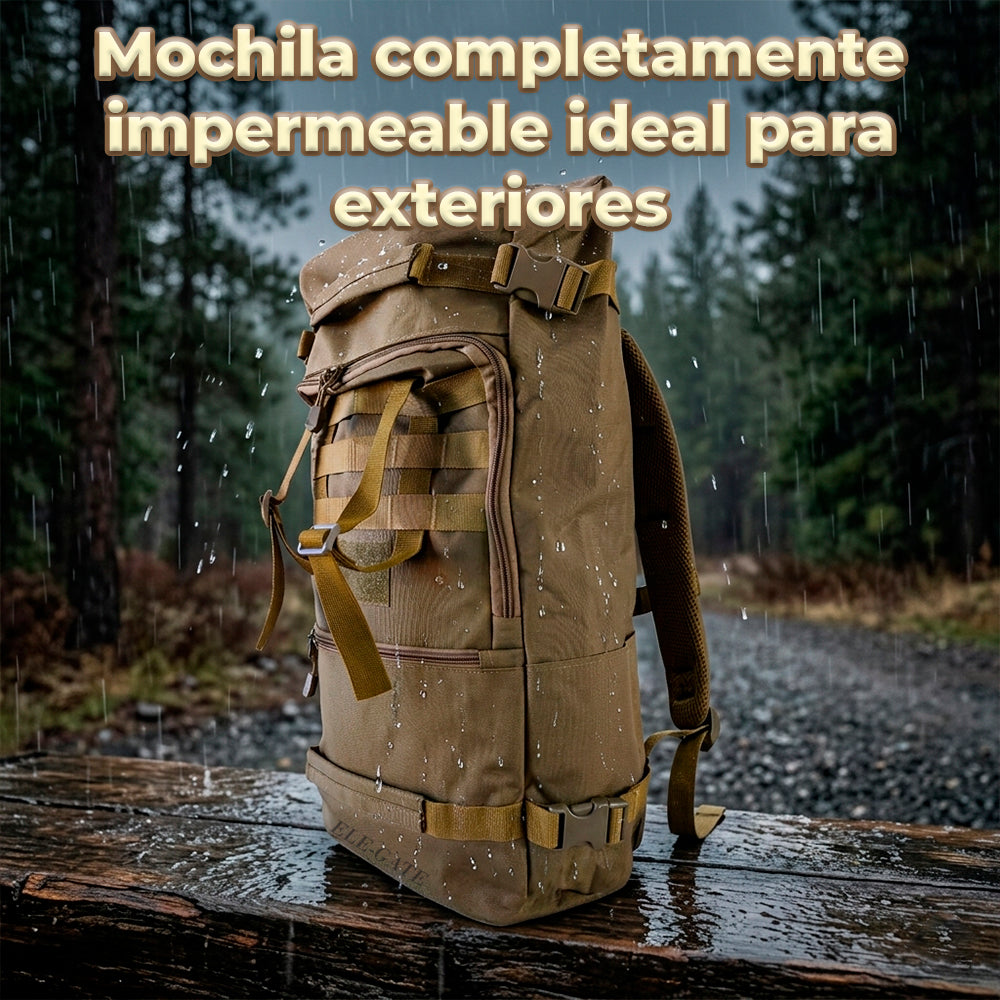 Mochila Táctica 50L Impermeable para Camping y Senderismo