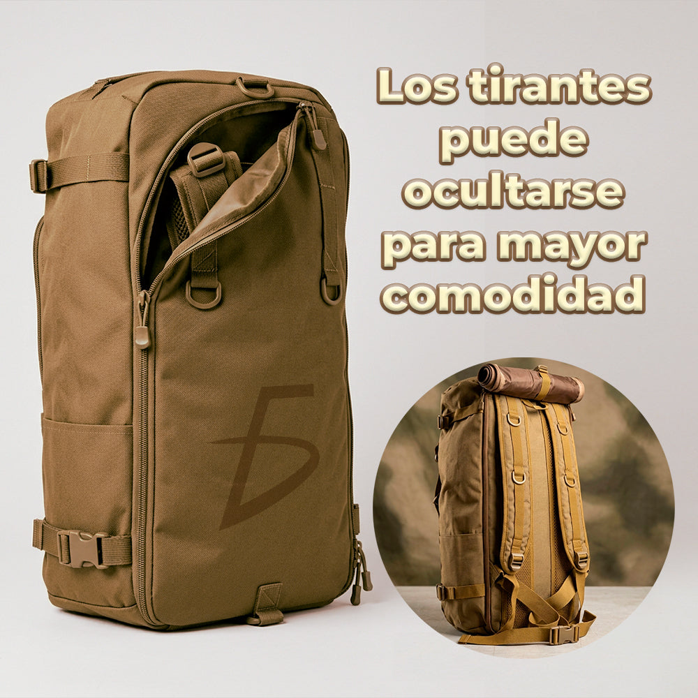 Mochila Táctica 50L Impermeable para Camping y Senderismo