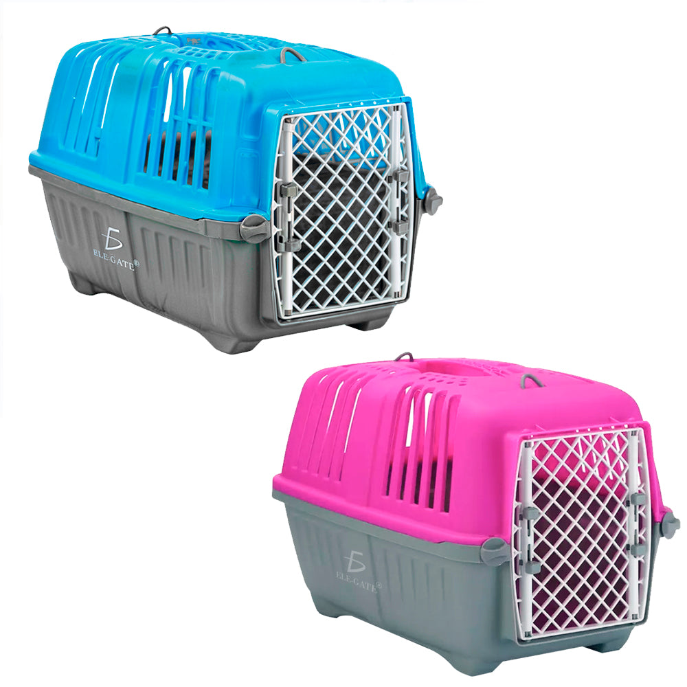 Caja Transportadora Para Mascotas Perro Y Gato 46x27x28 Cm
