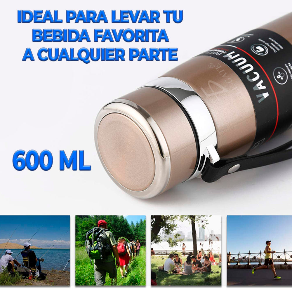 Termo Botella de acero inoxidable de 600 ML