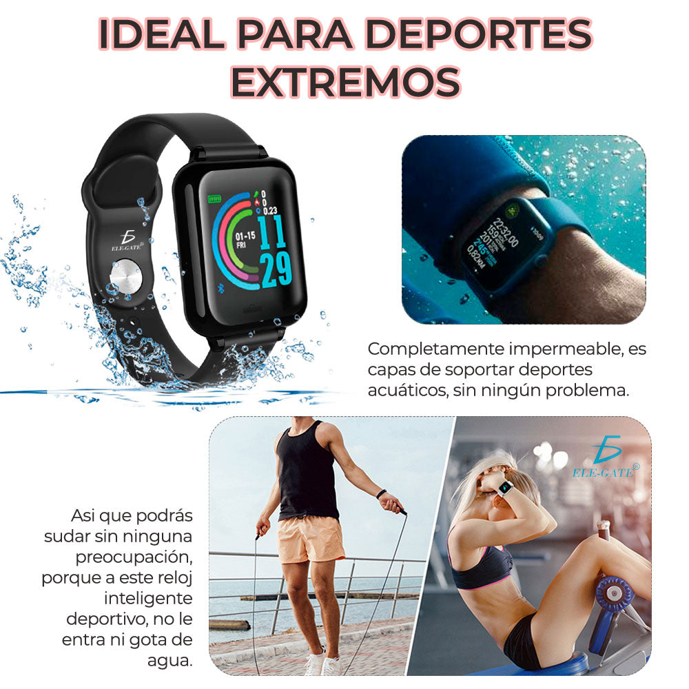 Smart Watch Reloj Inteligente Deportivo Bluetooth con Correa de Moda