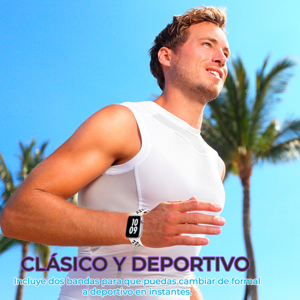Smart Watch Reloj Inteligente Deportivo Bluetooth con Correa de Moda