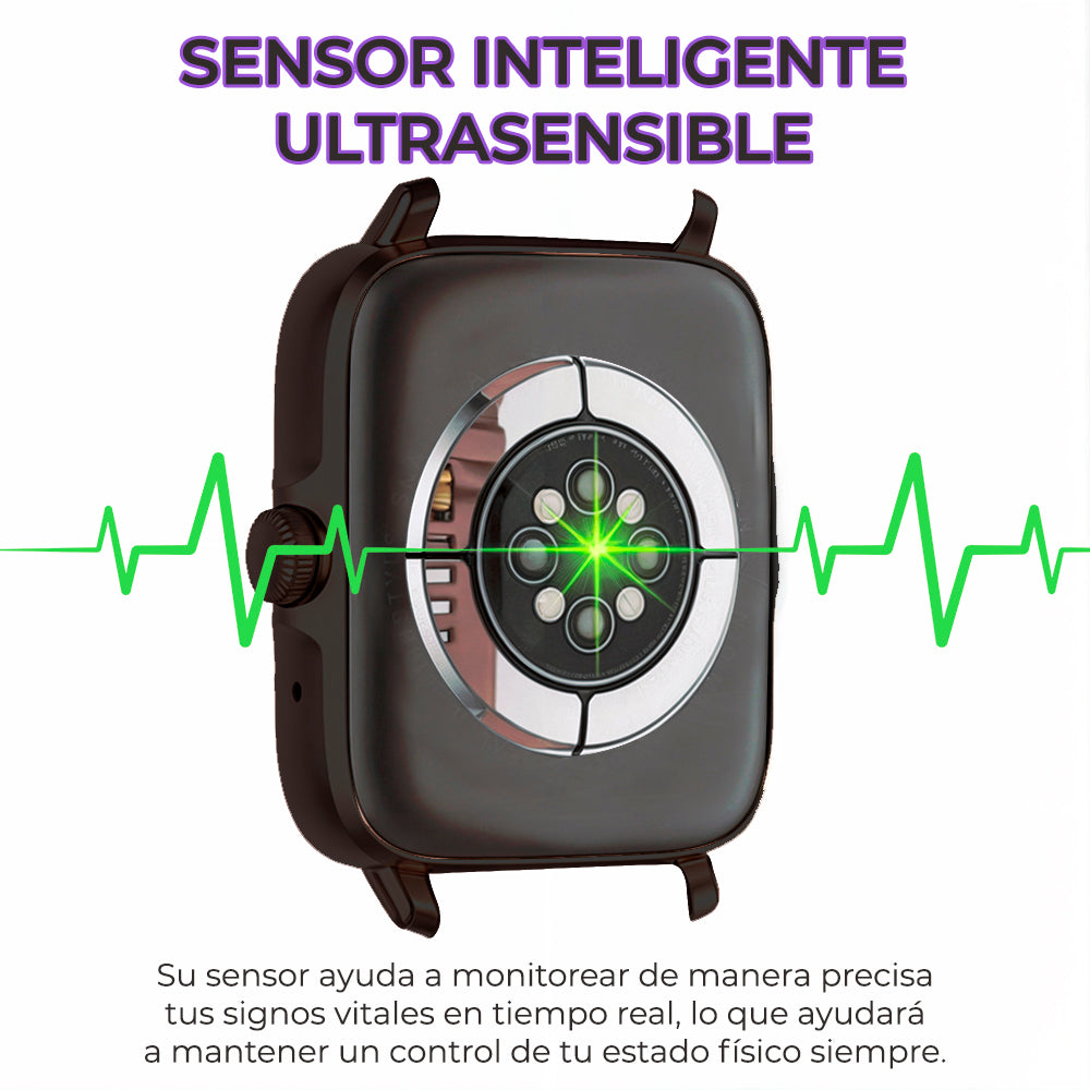 Smart Watch Reloj Inteligente Deportivo Bluetooth con Correa de Moda
