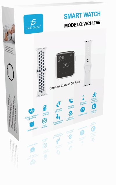 Smart Watch Reloj Inteligente Deportivo Bluetooth con Correa de Moda