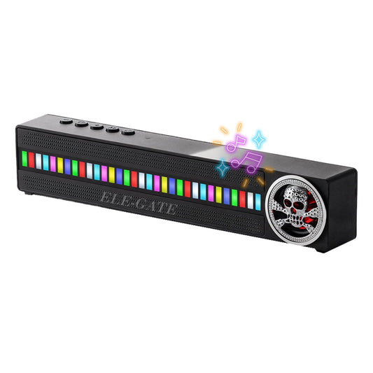 Bocina Bluetooth con Diseño de Calavera y Luces LED RGB