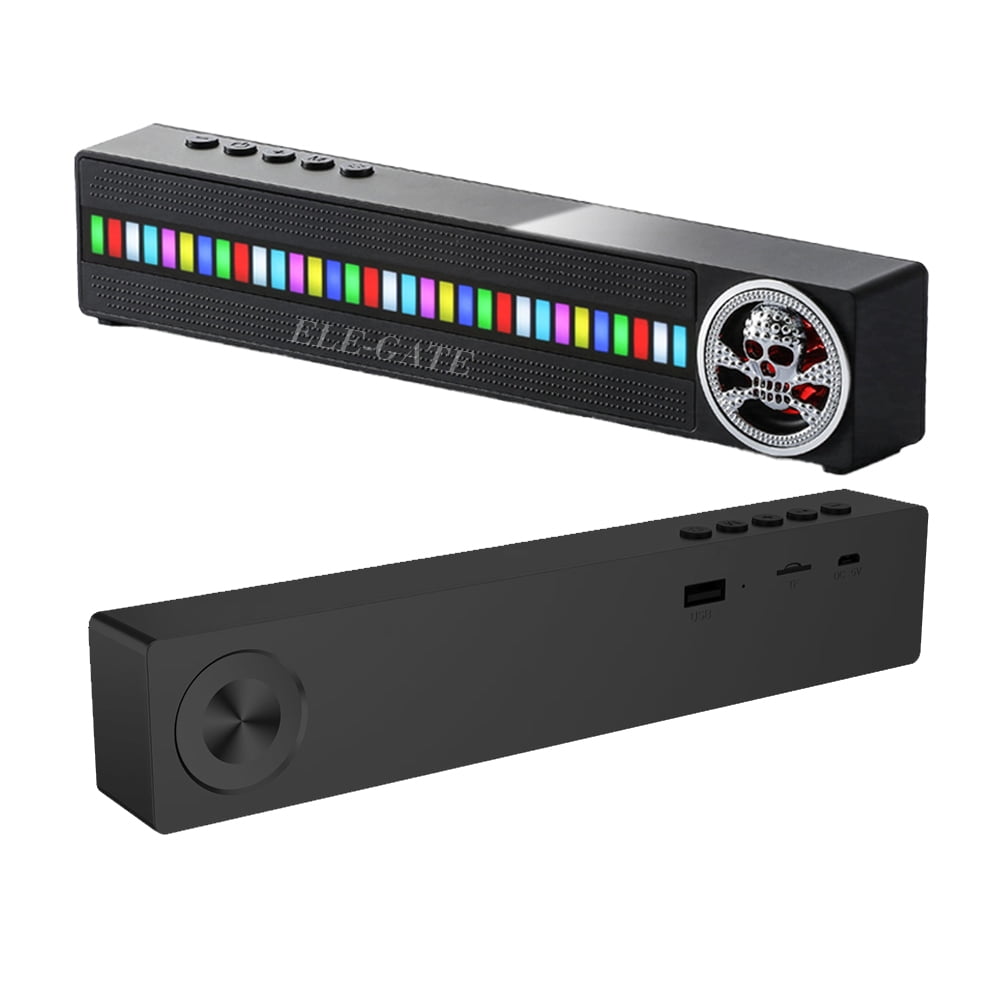 Bocina Bluetooth con Diseño de Calavera y Luces LED RGB