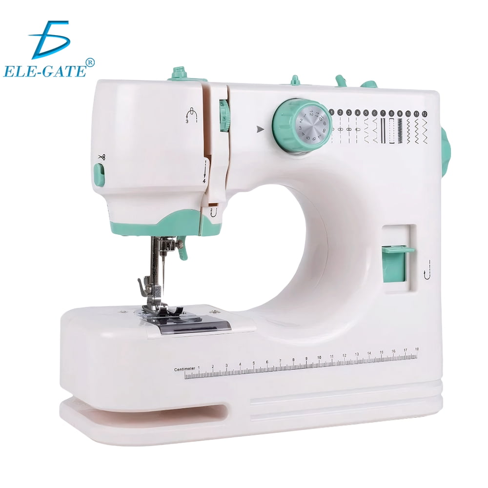 Máquina de Coser Eléctrica Portátil con 12 Puntadas y Kit de Costura Completo